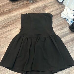 Black Strapless Dress